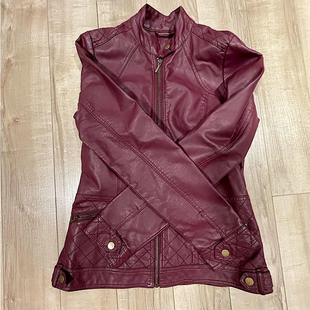 Faux Leather Jacket